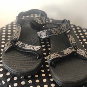 Teva Scorpion Sandal Sz 12 Blue Hiking Like New